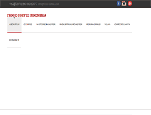 Tablet Screenshot of froco-coffee.com